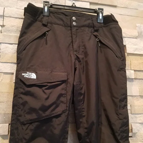 North Face Womens Small Black Ski Snow Winter Snowboard Pants Suit Bib Black S